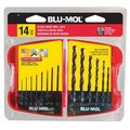 Disston Disston 6671 Blu-Mol Black Oxide Drill Bit Set; 14 Pieces 6671